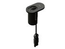 ORBIT bloc multiprise noir 1x type 13 1x USB-A/C