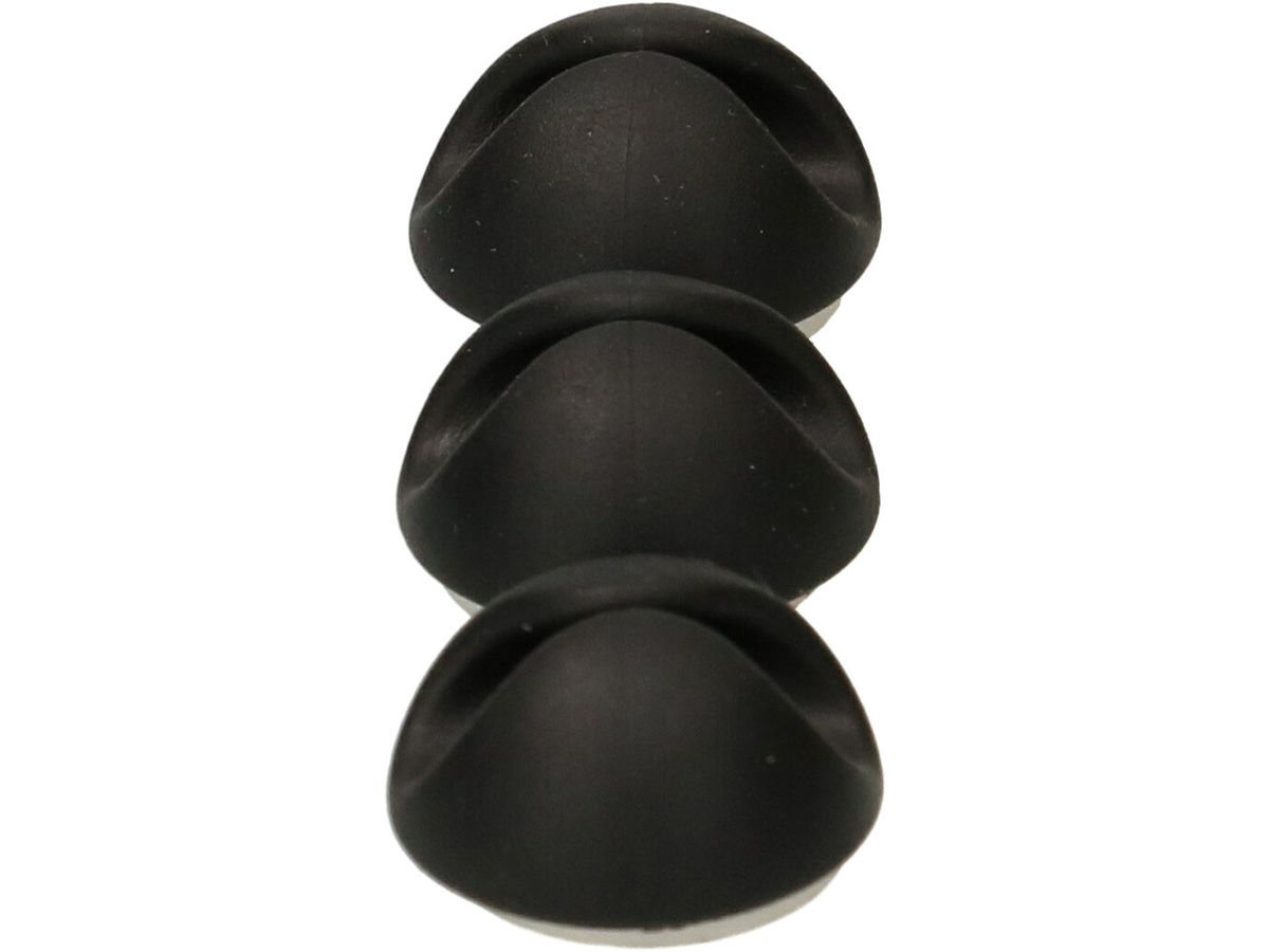 Multipurpose cable clips black