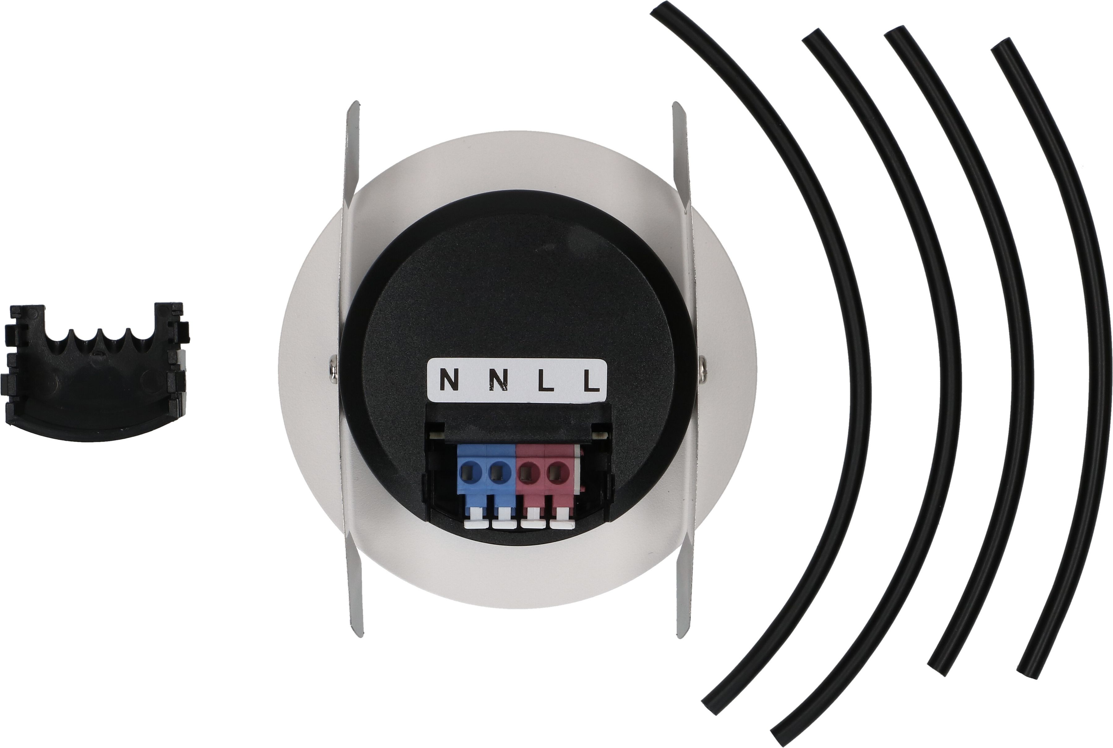 LED-Einbauspot WOODY Ø68 weiss 3000K 660lm 60°