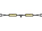 projecteur de travail rechargeable LED 2x 5W pliable noir/jaune