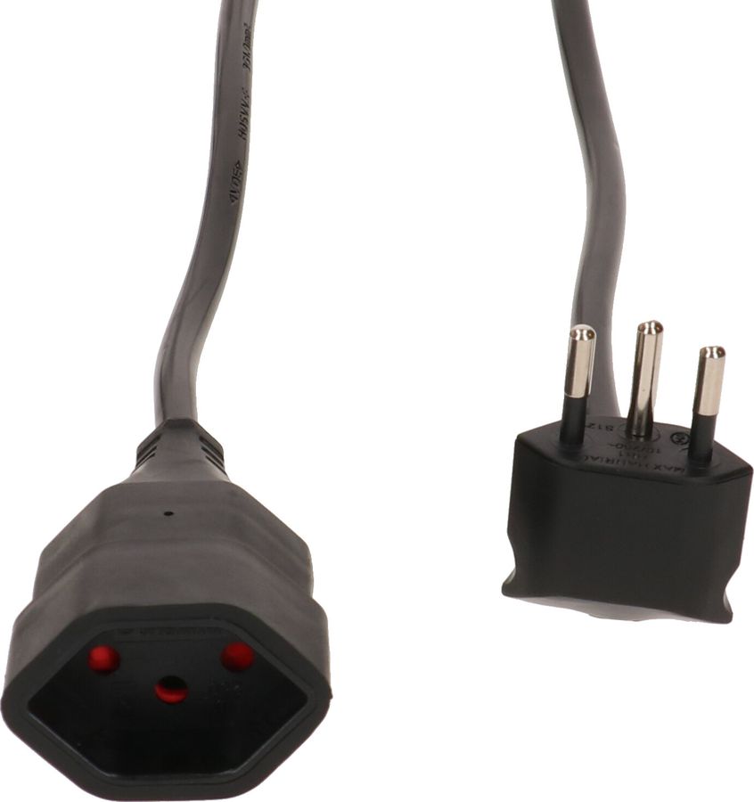 Rallonge TD H05VV-F3G1.0, 5m, noir, BS