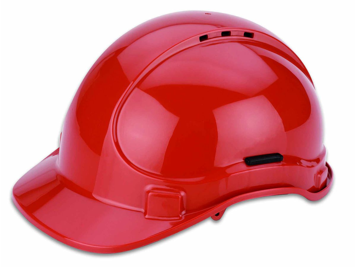 Elektriker- und Industrie-Schutzhelm, rot