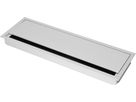 Kabeldurchführung 240mm eckig silber eloxiert