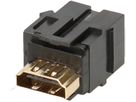 Einsatz HDMI 2.0 Keystone Buchse/Buchse schwarz