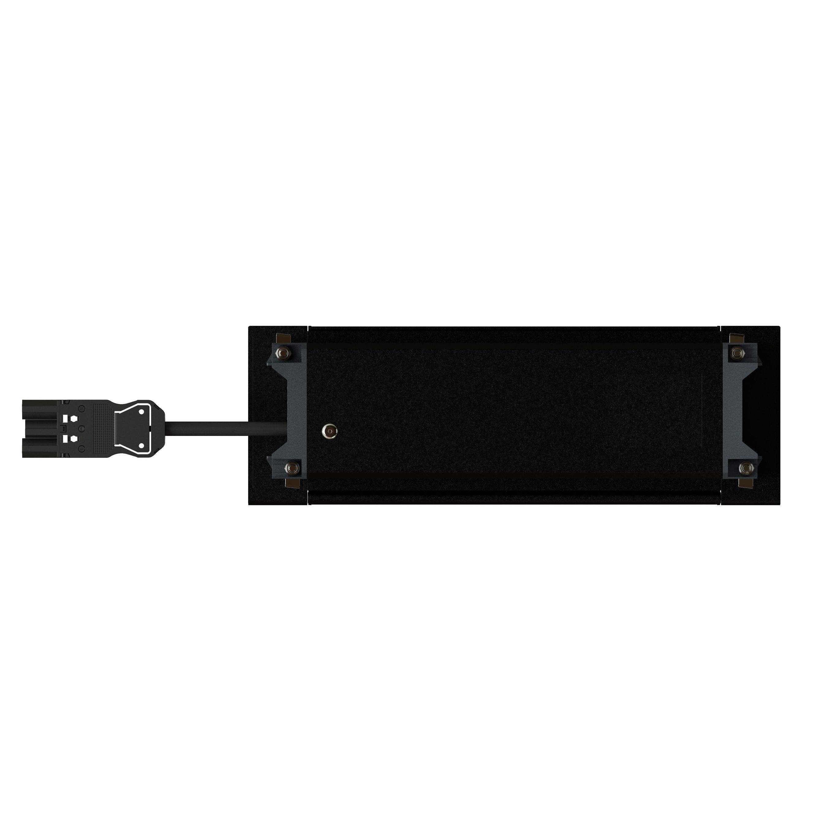 NEXO Steckdoseneinheit schwarz 3x Typ 13 1x USB-C/C