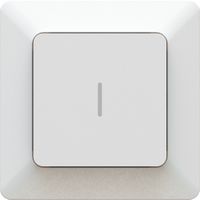 Flush-type wall impuls switch schema 3 white