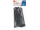 Cable ties reopenable 3.5x150mm black