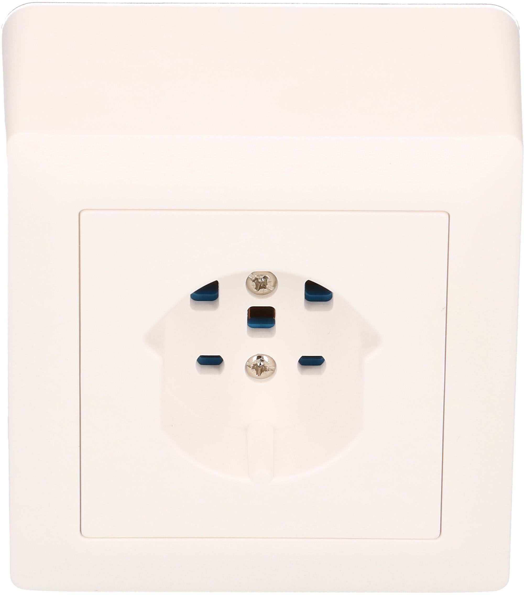 Steckdose 1x Typ 25 Gr.1x1 AP Kallysto weiss