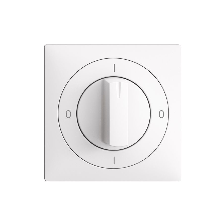 Drehschalter Schema 0/3L 0-I-0-I Einsatz+Frontplatte EdizioDue ws