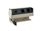 PRISMA bloc multiprise blanc 1x type 13 1x USB-A/C 2x vide