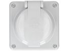 prise 1x type 13 ta.1x1 AP Mica Nass IP55 gris