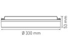 plafonnier FLAT CCT 33 NOT 18/25W 1980/2750lm