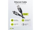 Adapterkabel USB-C auf Netzwerk RJ45 1.5m