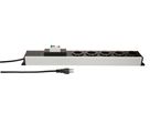 Steckdosenleiste Power Line 5x Typ 13 gr/sw FI 30mA / 10A 1.5m