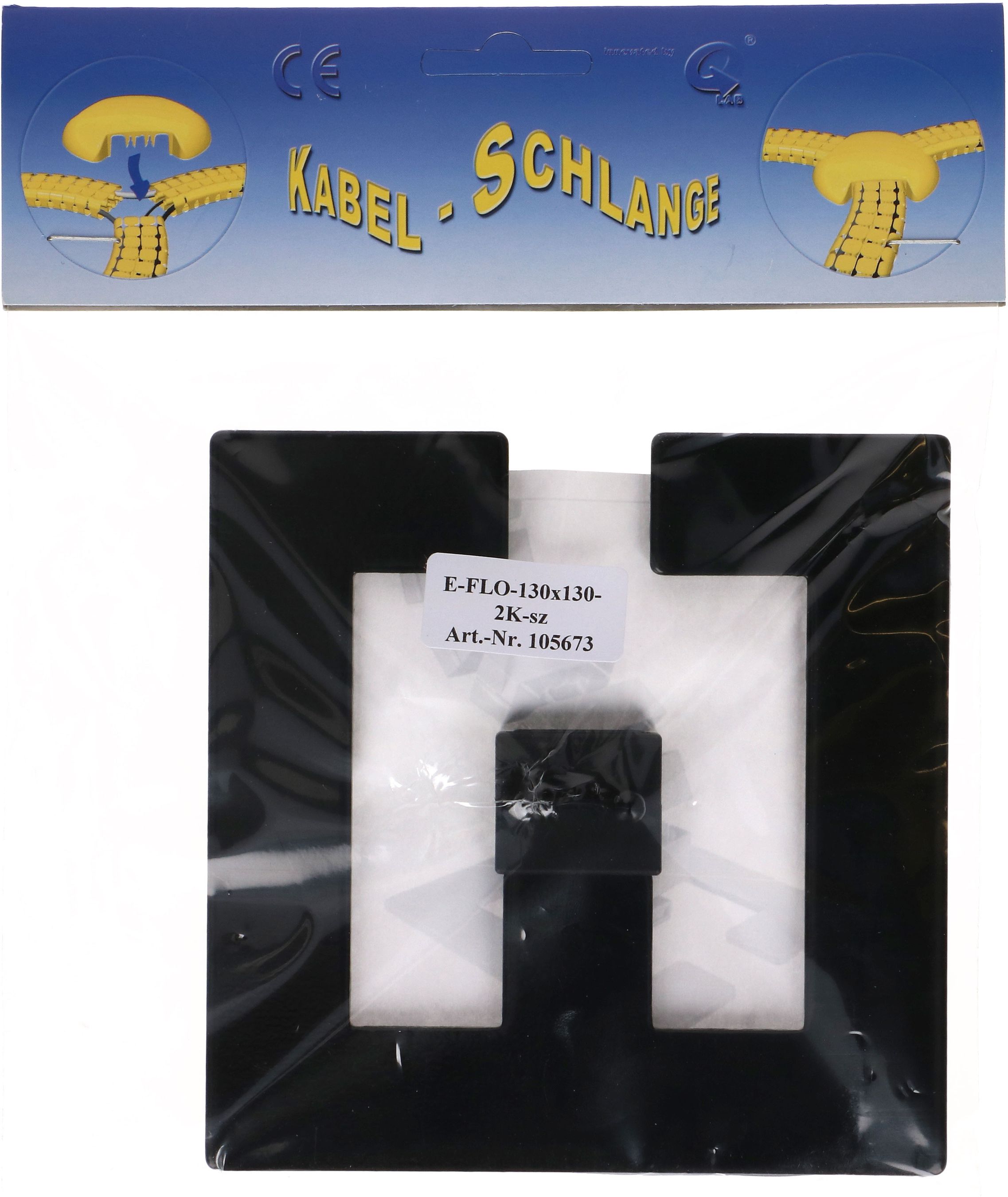 Bodenplatte Easy-Floor-2K schwarz RAL9005