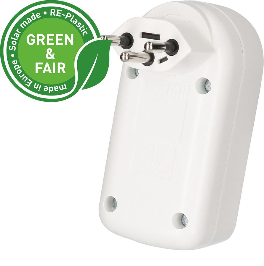 Spina multipla ADAPT 2x tipo 13 bi ruotabile Green+Fair