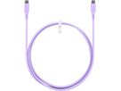 Ladekabel USB-C Silikon 1.5m violett