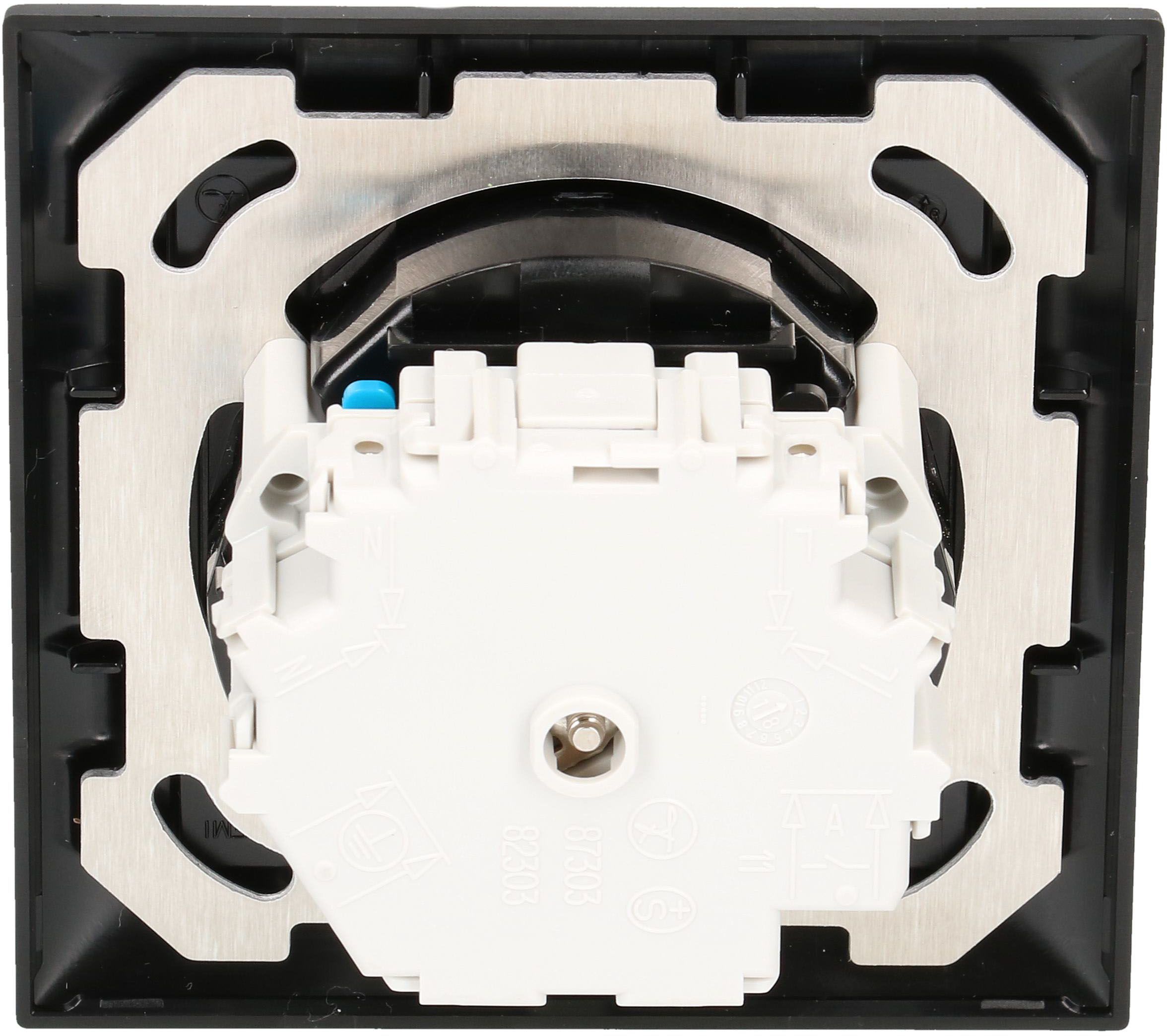 Steckdose 3x Typ 13 Gr.1x1 UP EdizioDue schwarz