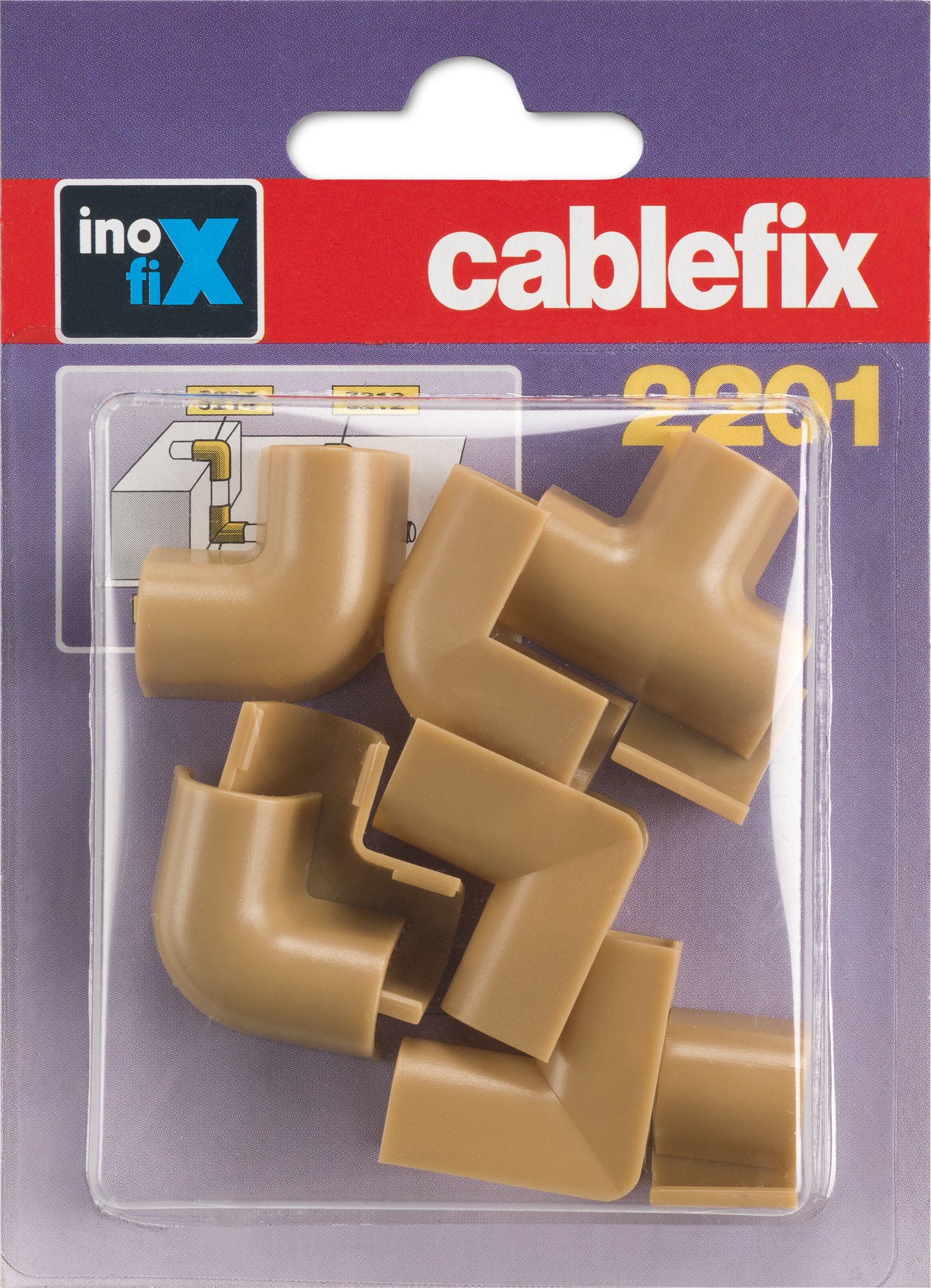Joints assort. for cablefix 7mm beige