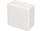 Abzweigdose 85x85x38.5mm AP leer IP65 weiss / 5 Stück