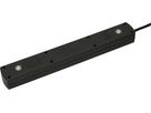 Steckdosenleiste Safety Line 5x Typ 13 90° BS schwarz USB Magnet