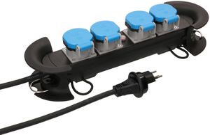 Multiple Socket Construct Line IP44 with 4x Typ 13 IP55 10m