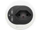 ATOM Steckdoseneinheit weiss 1x Typ 13 2x USB-C