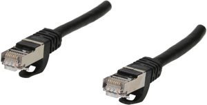 câble patch Cat. 6 SF/UTP 0.5m noir