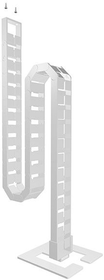 Kabelschlangen-Set 4 Qube 1.24m grau RAL7040