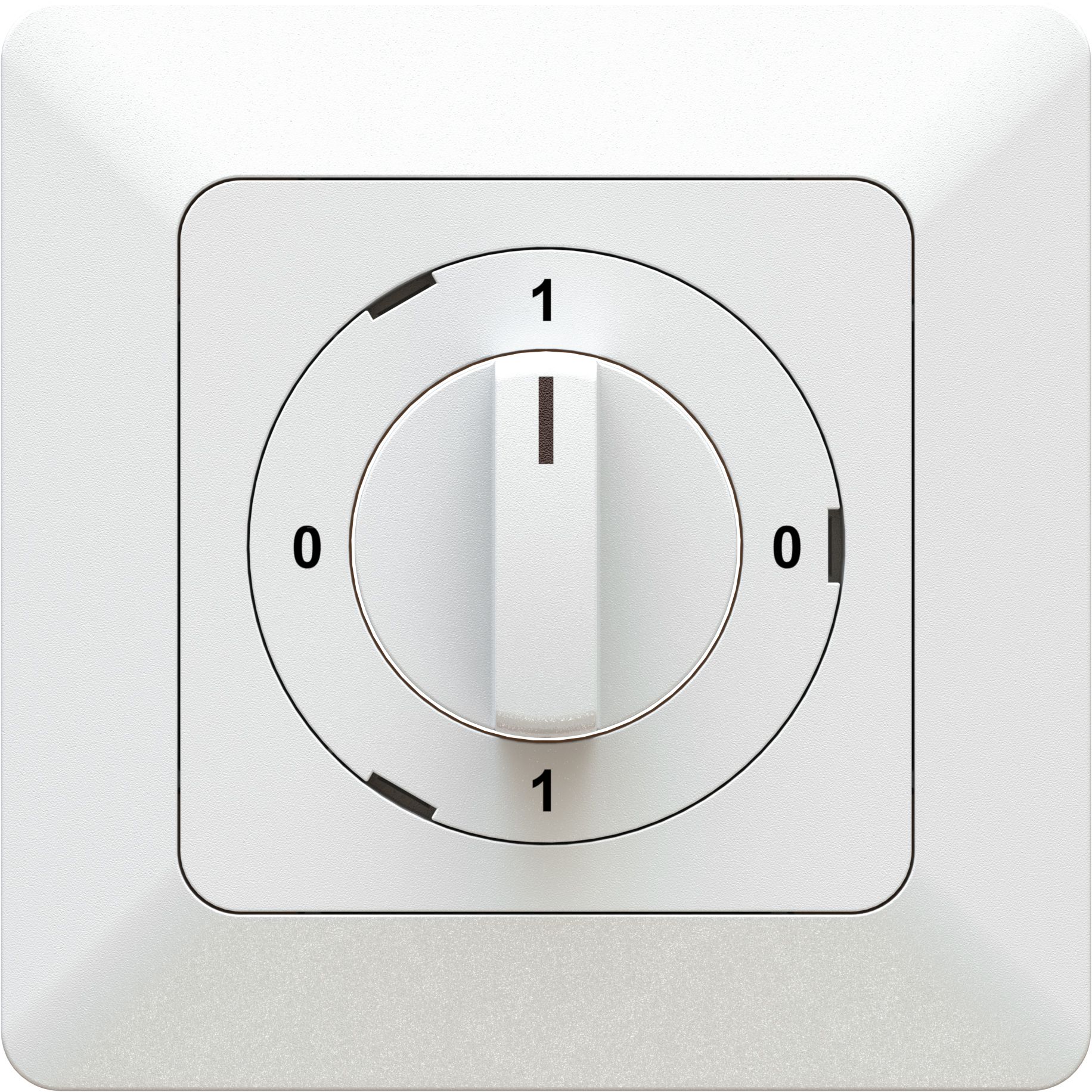 interrupteur rotatif schéma 0/1L 0-1-0-1 AP priamos blanc