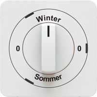 Dreh-/Schlüsselschalter 0-Winter-0-Sommer Frontplatte priamos ws