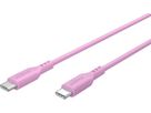 Ladekabel USB-C Silikon 1.5m pink