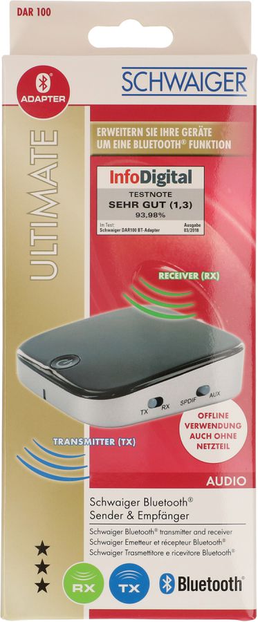 Bluetooth Sender & Empfänger schwarz