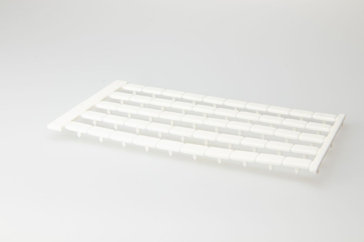 Bezeichnungsstreifen weiss BZ 14 RU