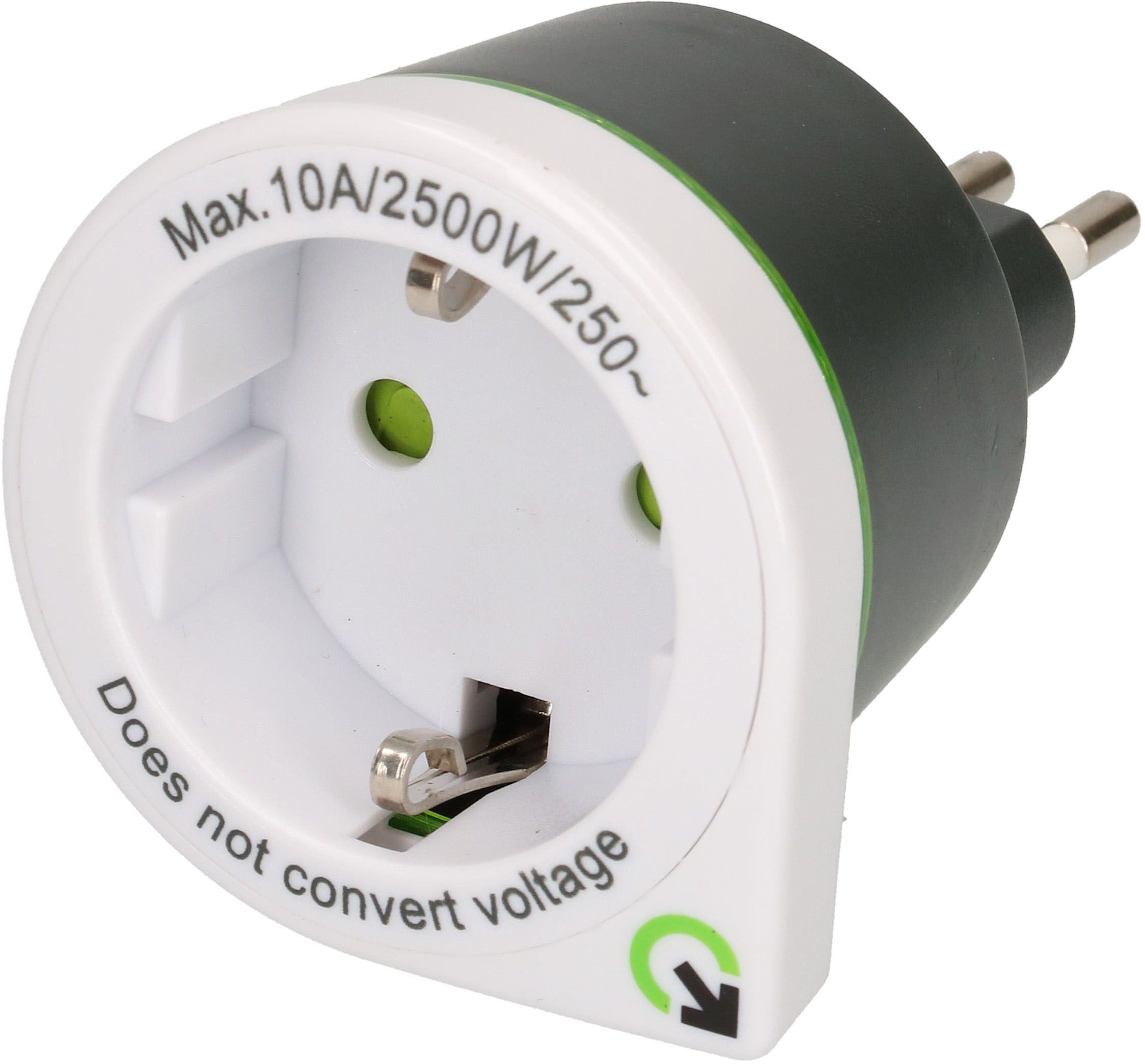 Reiseadapter Europe to Italy