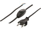 TDLF câble secteur H03VVH2-F2x0.75 2m noir T26
