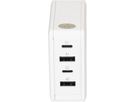 adattatore di ricarica rapida USB 2x USB-C PD 2x USB-A 65W bianco