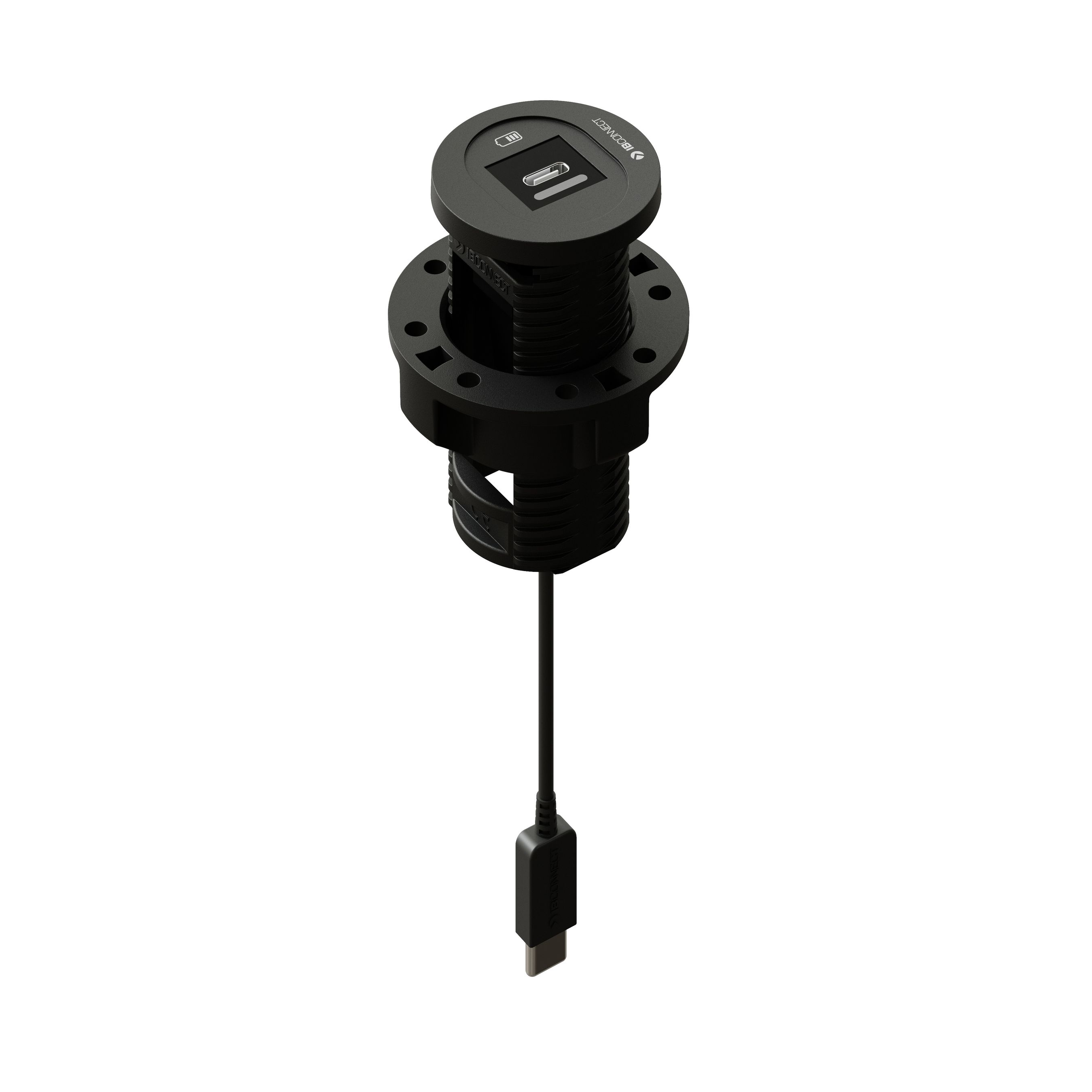 BIT bloc multiprise noir 1x USB-C 15W