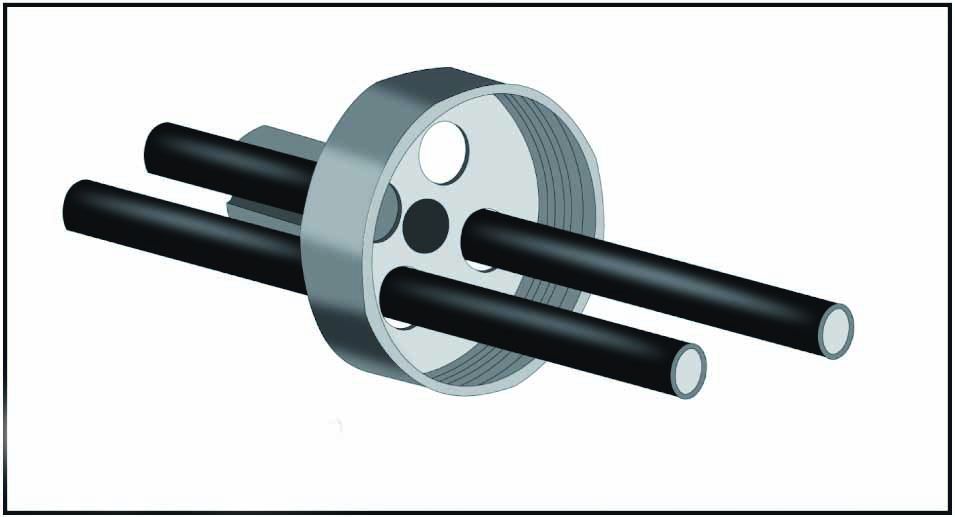 Dosenmuffe TDM 1 - 3 x 1.5 bis 5 x 2.5mm² - DM 6 - 14mm