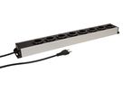 Steckdosenleiste Power Line 8x Typ 13 grau/schwarz 1.5m