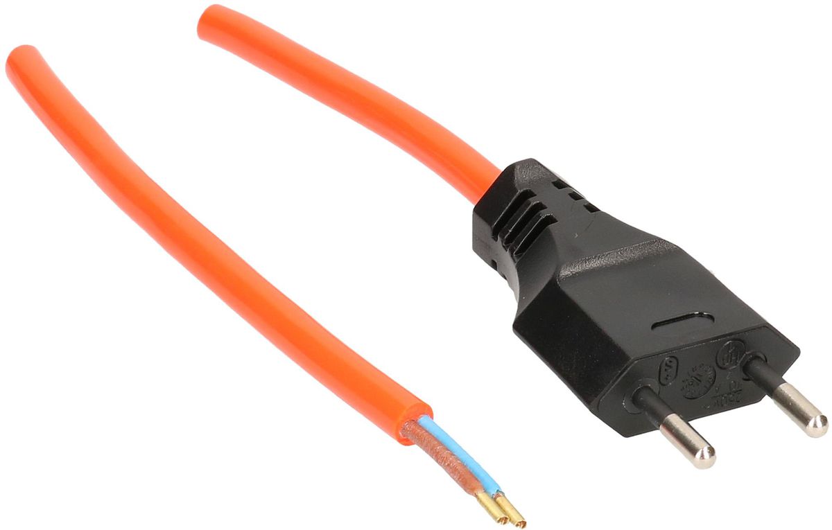EPR/PUR-Netzkabel H07BQ-F2X1.0 5m orange T11