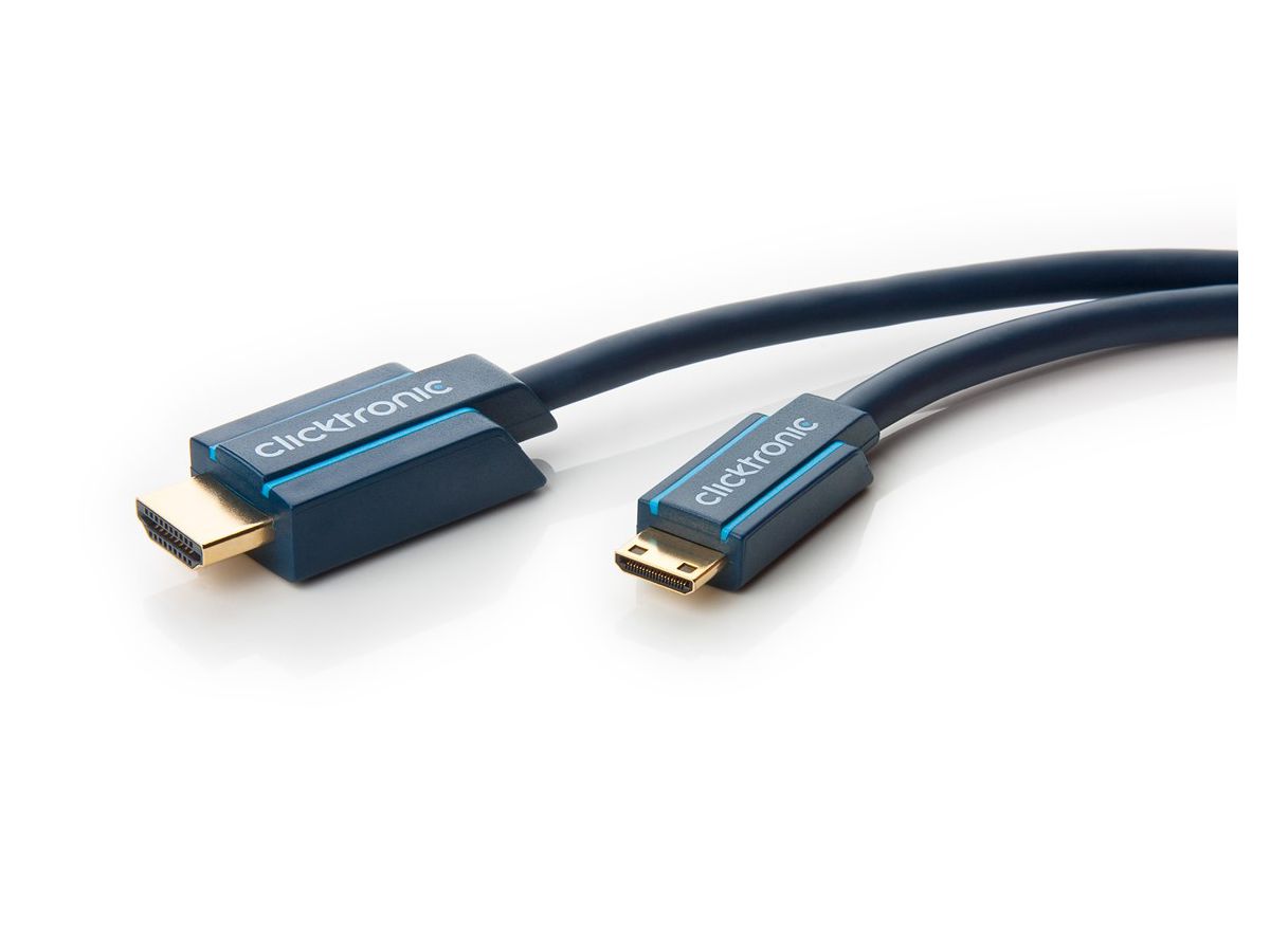 Mini-HDMI Adapterkabel mit Ethernet