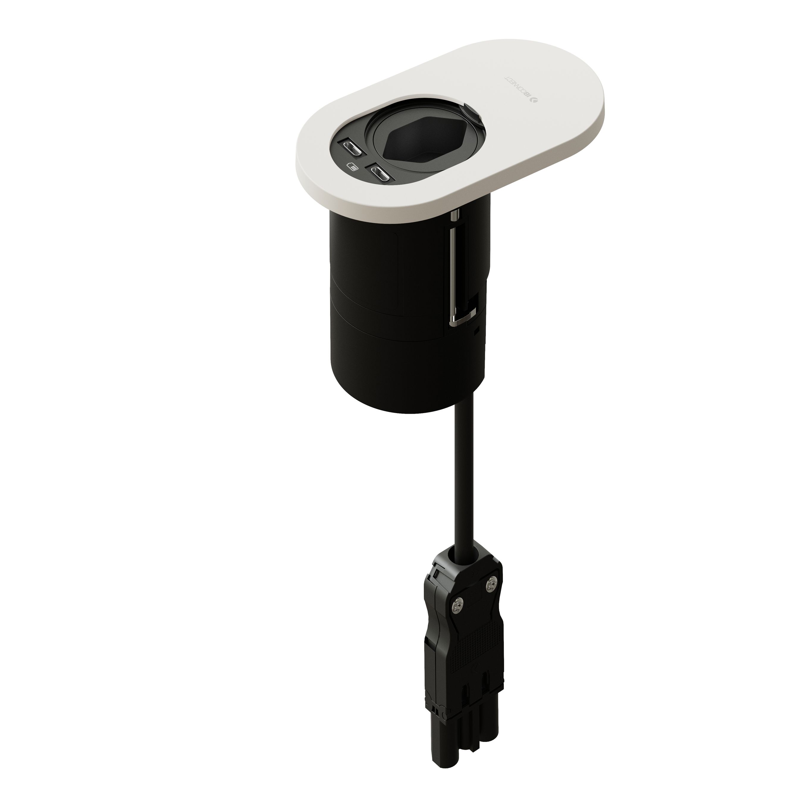 ORBIT bloc multiprise blanc 1x type 13 2x USB-C