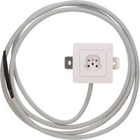 prise 1x type 25 AP avec support de montage priamos blanc