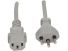Cavo per apparecchi TD H05VV-F3G0.75 2m grigio T12/C13