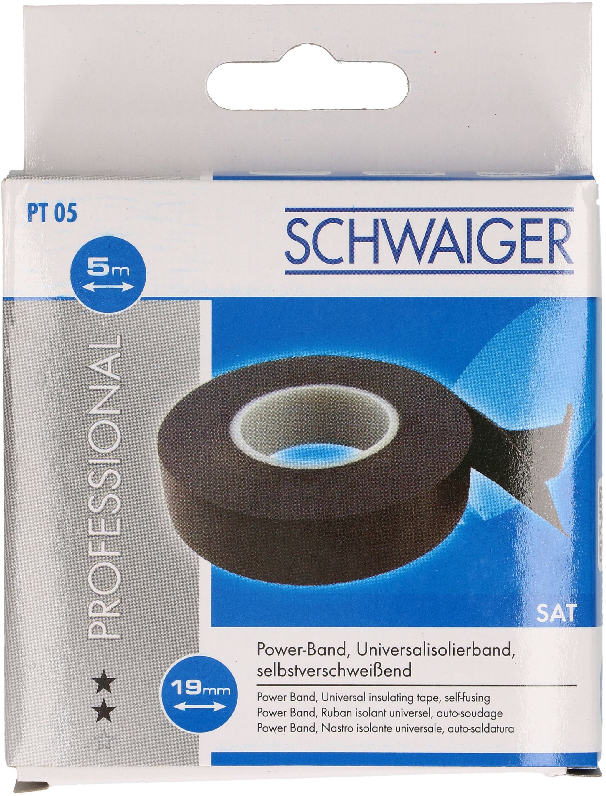 Vulkanisierband 5m schwarz