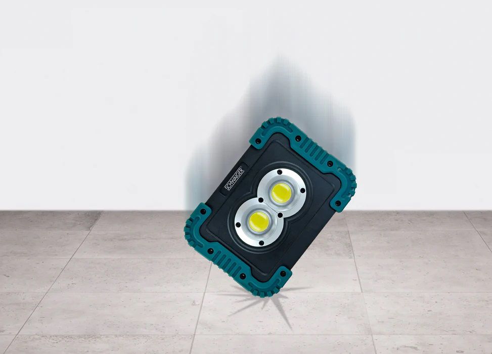 projecteur de travail LED 2x 10W fonctionnement batterie nr/bl