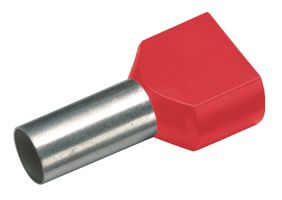 Isol. Twin-Aderendhülse 2x1.0mm² x 8mm rot