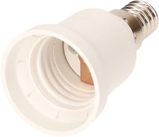 Extension Socket E14 to E27 / Colour: white