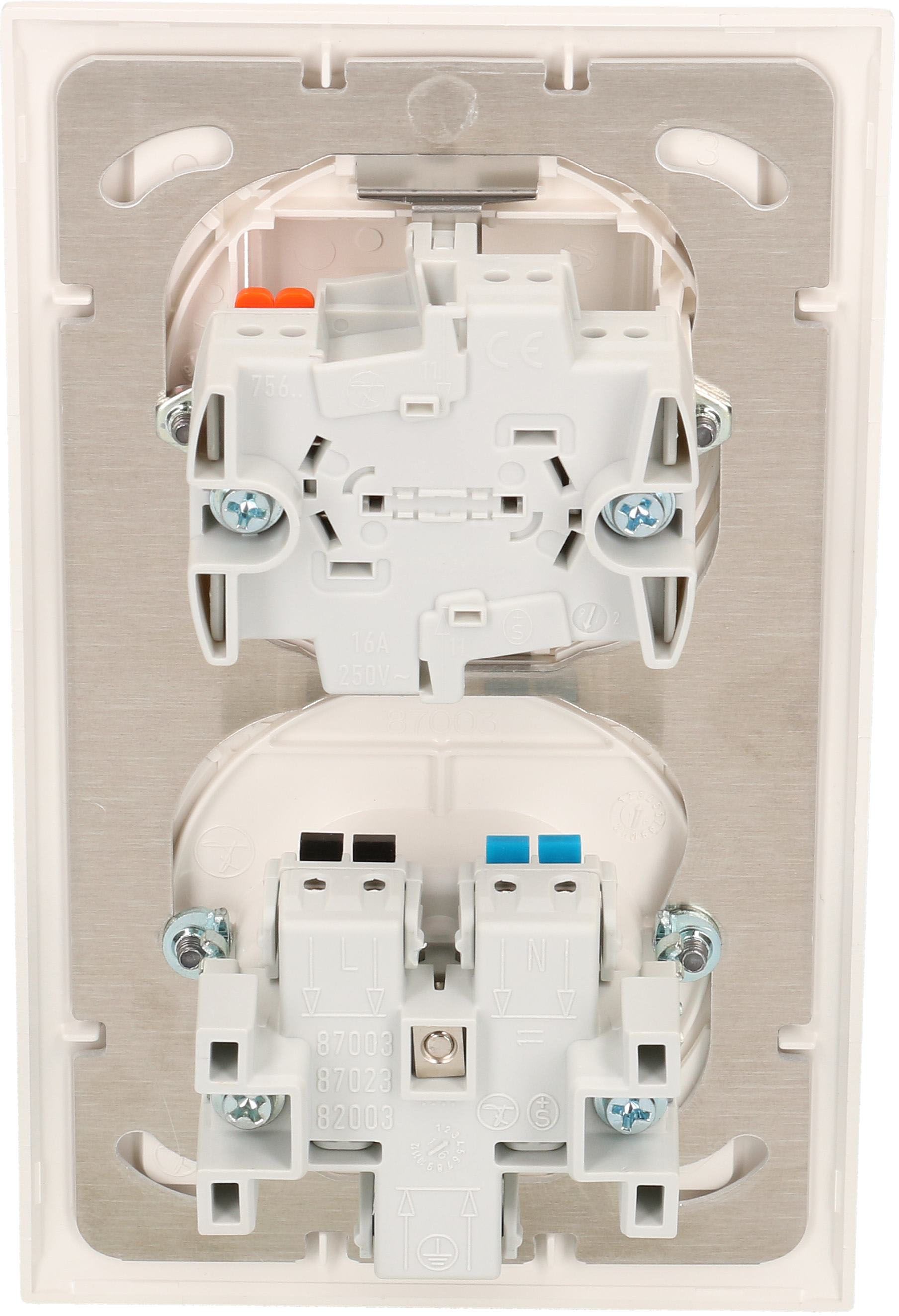 Kombination Schema 3 / Typ 13 Gr.2x1 UP EdizioDue weiss